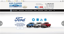Desktop Screenshot of karlflammerford.net